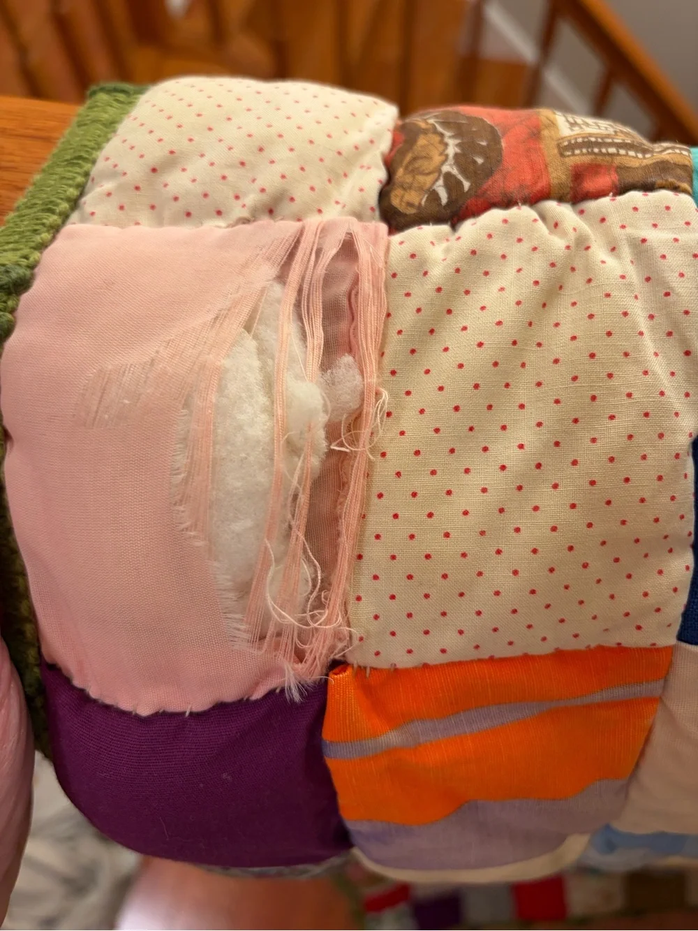 1940s Handmade Patchwork Quilt